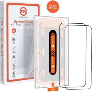 Mobile Origin Orange Screen Guard 2 Pack 2,5D ochranné sklo s aplikátorom iPhone 15 Plus