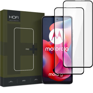 HOFI Glass Pro Full Screen 2x ochranné sklo na Motorola Moto G24 / G24 Power / G04, čierne
