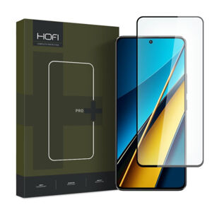 HOFI Glass Pro Full Screen ochranné sklo na Xiaomi Poco X6 5G, čierne