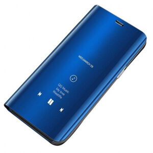 MG Clear View knižkové puzdro na Samsung Galaxy S10 Lite, modré