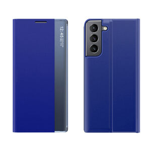 MG Sleep Case knižkové puzdro na Samsung Galaxy S22, modré