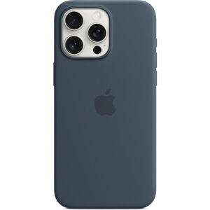 Apple silikínový kryt s MagSafe na iPhone 15 Pro Max búrkovo modrý