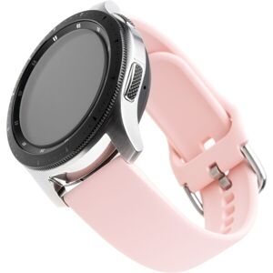 FIXED Silicone Strap so šírkou 22mm smartwatch ružový
