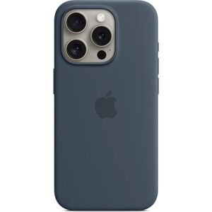 Apple silikónový kryt s MagSafe na iPhone 15 Pro búrkovo modrý