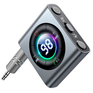 Joyroom JR-CB2 Bluetooth Transmitter 3.5mm mini jack, šedý (JR-CB2)