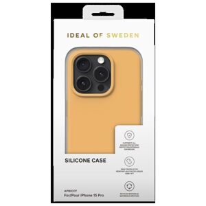 Silikónový ochranný kryt iDeal Of Sweden pre iPhone 15 Pro Apricot