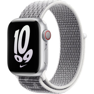 Apple Watch Apple Watch 41mm snehobiely/čierny Nike prevliekací športový remienok