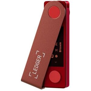 Ledger Nano X Krypto peňaženka rubínovo červená