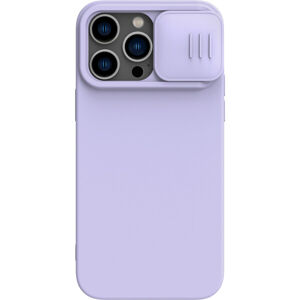 Nillkin CamShield Silky Magnetic Silikónový Kryt pre Apple iPhone 14 Pro Max fialový
