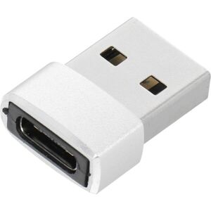 Smarty redukcia USB-C/USB-A strieborná