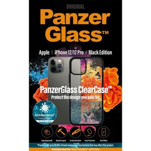 PanzerGlass ClearCase AntiBacterial Black Edition Apple iPhone 12/12 Pro čierny