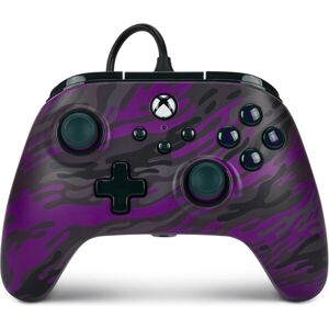 PowerA Advantage drôtový herný ovládač Purple Camo (Xbox Series X|S)