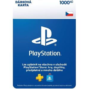 PlayStation Store - Darčeková karta 1000 Kč (pre CZ účty)