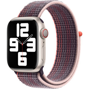 Apple Watch Apple Watch 41mm bezinkovo fialový prevliekací športový remienok