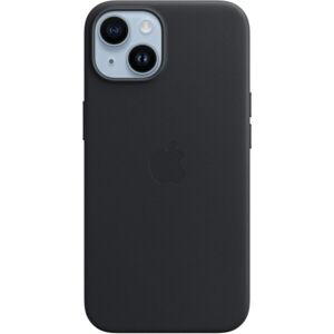 Apple kožený kryt s MagSafe na iPhone 14 tmavo atramentový
