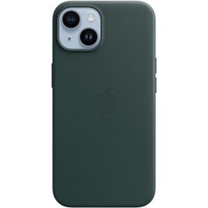 Apple kožený kryt s MagSafe na iPhone 14 Plus píniovo zelený