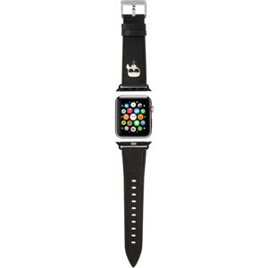 Karl Lagerfeld Karl Head PU remienok pre Apple Watch 38/40/41mm čierny