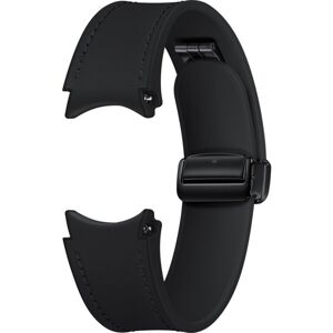 D-Buckle Hybrid Eco-Leather Band Normal, S/M,Black