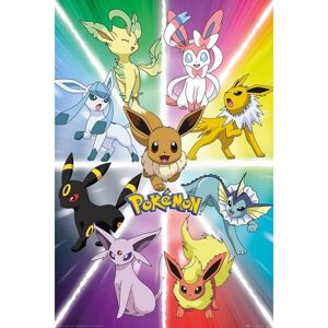 Plagát Pokemon - Eevee Evolution (74)