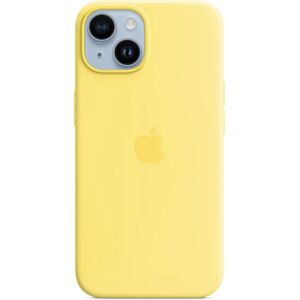 Apple silikónový kryt s MagSafe na iPhone 14 kanárikovo žltý