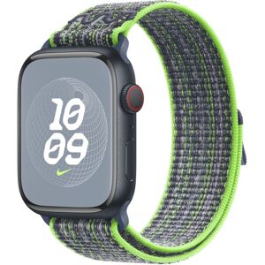 Apple Watch 49/45/44/42mm jasne zelený / modrý prevliekací športový remienok Nike