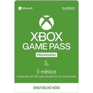Xbox Game Pass pre konzoly - predplatné 3 mesiace CC (digitálna verzia)