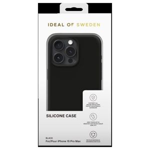 Silikónový ochranný kryt iDeal Of Sweden pre iPhone 15 Pro Max Black