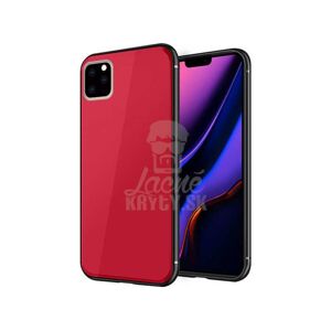 Sklenený kryt Glass Case červený – iPhone 11 Pro Max