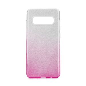 Ligotavý Kryt Forcell Shining transparentno-ružový – Samsung Galaxy S20 Ultra
