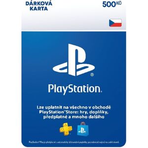 PlayStation Store - Darčeková karta 500 Kč (pre CZ účty)