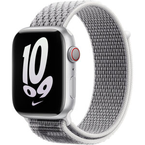 Apple Watch Apple Watch 45mm snehobiely/čierny Nike prevliekací športový remienok