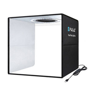 PULUZ Studio foto box s LED osvetlením 30cm, čierny (PU5032B)