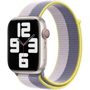 Apple Watch prevliekací športový remienok 45/44/42mm levanduľovo šedý / svetlo ľaliový