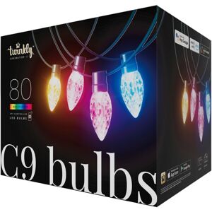 Twinkly C9 Lights, 80 RGB bulbs, 0,3 meter distance štartér kit
