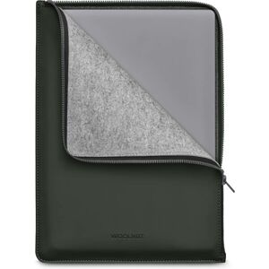 Woolnut Coated PU Folio púzdro pre 13/14" MacBook tmavo zelené
