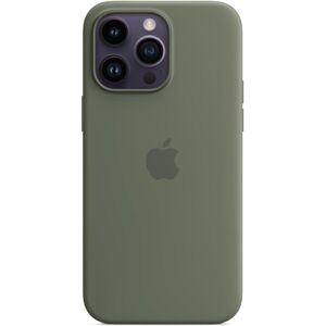 Apple silikónový kryt s MagSafe na iPhone 14 Pro Max olivový