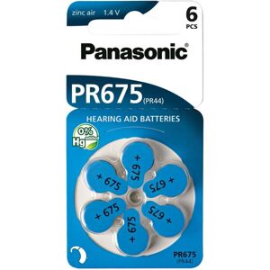 Panasonic PR675 (PR44) zinkovzduchová batéria do načúvadiel (6ks)