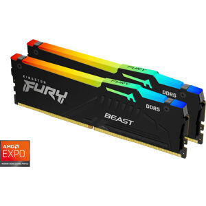 Kingston FURY Beast 32GB 5600MT/s DDR5 CL36 DIMM (Kit of 2) RGB AMD EXPO