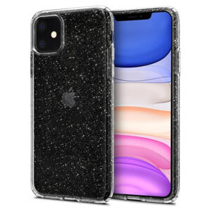 Spigen Liquid Crystal silikónový kryt na iPhone 11, priesvitný/glitter (076CS27181)
