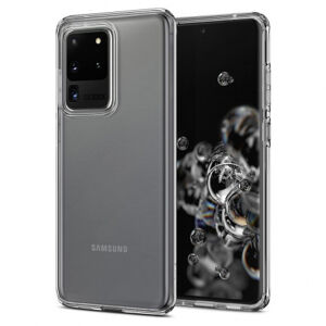 Spigen Liquid Crystal silikónový kryt na Samsung Galaxy S20 Ultra, priesvitný (ACS00709)