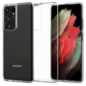 Spigen Liquid Crystal silikónový kryt na Samsung Galaxy S21 Ultra, priesvitný (ACS02347)
