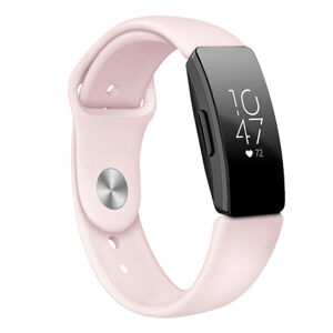 BStrap Silicone (Large) remienok na Fitbit Inspire, sand pink (SFI009C10)