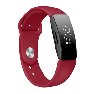 BStrap Silicone (Large) remienok na Fitbit Inspire, red Vine (SFI009C11)