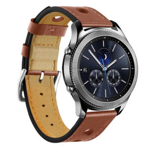 BStrap Leather Italy remienok na Huawei Watch GT3 46mm, brown (SSG009C0311)