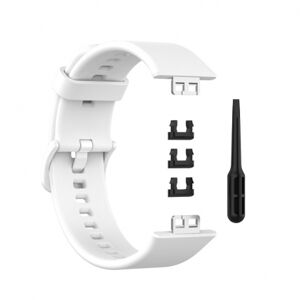 BStrap Silicone remienok na Huawei Watch Fit, white (SHU005C02)