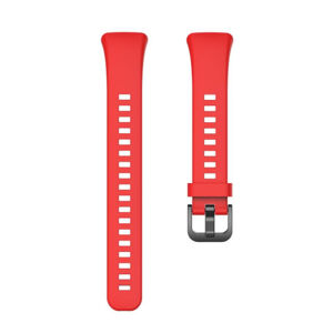 BStrap Silicone remienok na Huawei Watch Fit, red/silver