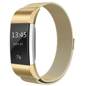 BStrap Milanese (Large) remienok na Fitbit Charge 2, gold (SFI001C02)