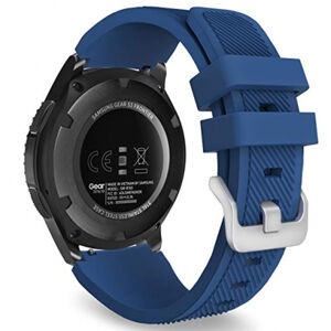 BStrap Silicone Sport remienok na Garmin Vivoactive 4, dark blue (SSG006C0605)
