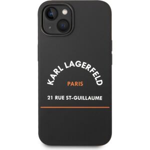 Karl Lagerfeld Rue St Gullaume Zadný Kryt pre iPhone 14 Max Black