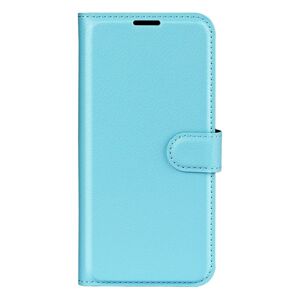 Peňaženkové puzdro Litchi modré – Samsung Galaxy M22